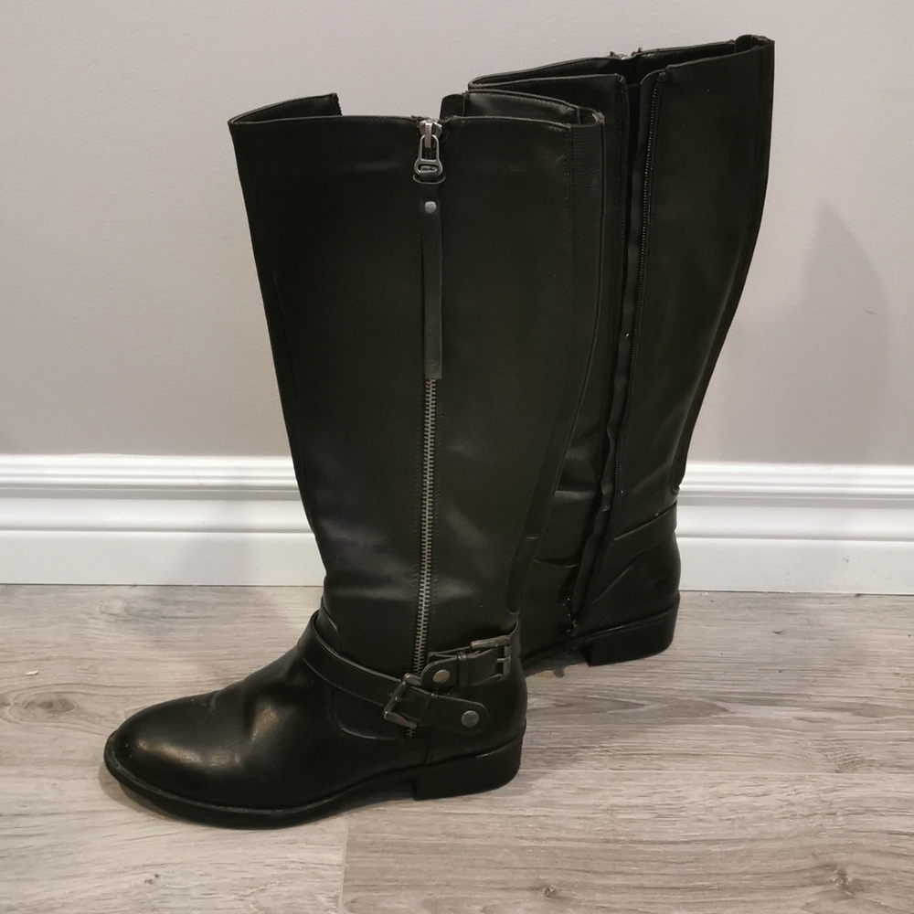 DLG vegan black boots